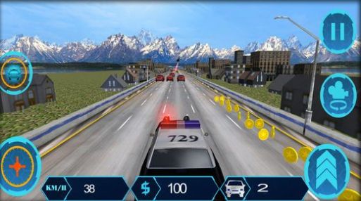 警察公路追逐游戏