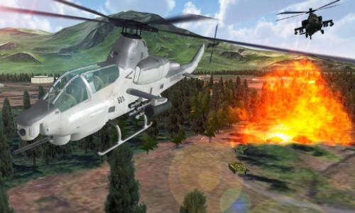 模拟直升机飞行游戏(3)